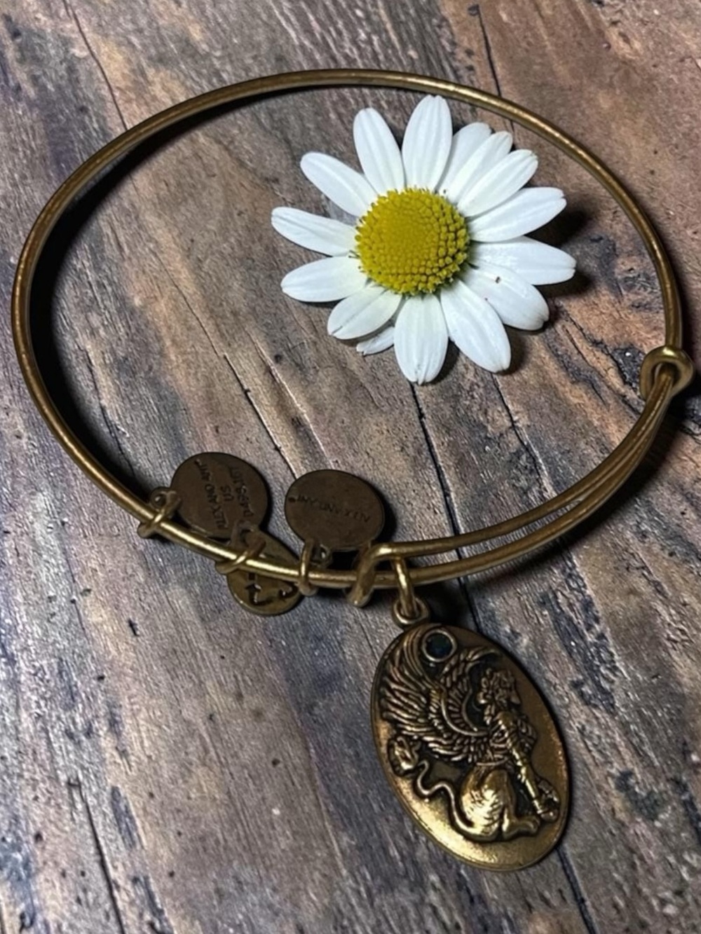 🪷 Alex and Ani Gold Sphinx Adorned w/ Swarovski® Crystal